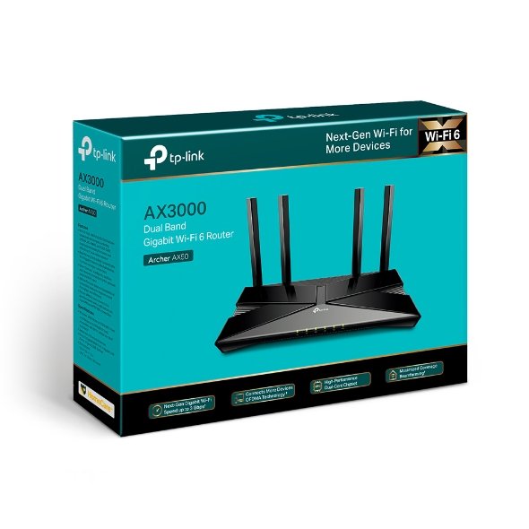 TP link Archer AX55 AX3000 Gigabit Wi-Fi 6 Router