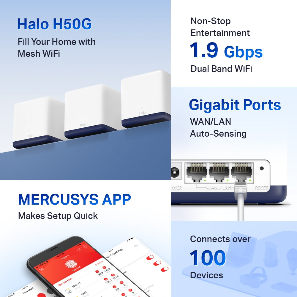 Halo H50G(3-Pack)