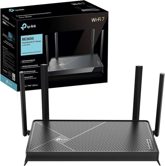 TP link Archer BE230 BE3600 Dual-Band Wi-Fi 7 Router