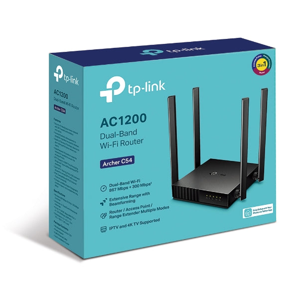 TP link Archer C54 AC1200 Dual Band Wi-Fi Router