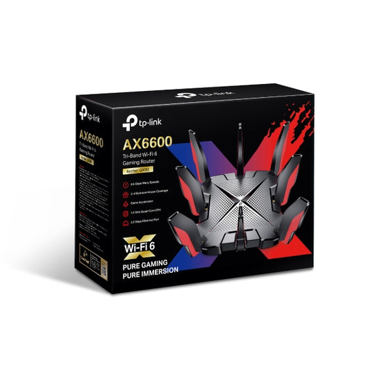 TP link Archer GX90	AX6600 Wi-Fi 6 Tri-Band Gaming Router