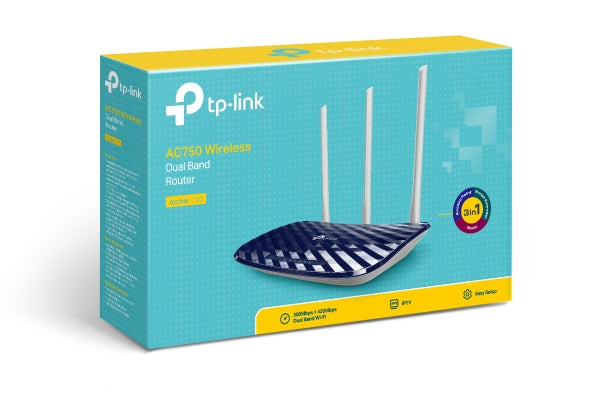 TP link Archer C20	AC750 Wireless Dual Band Router