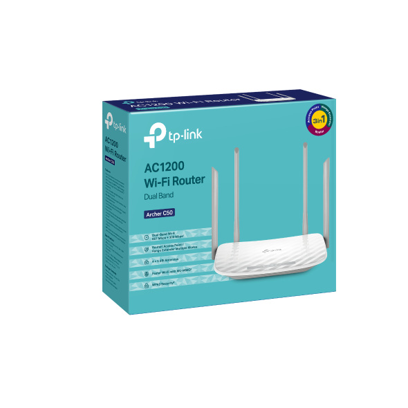 TP link Archer C50	AC1200 Wireless Dual Band Router