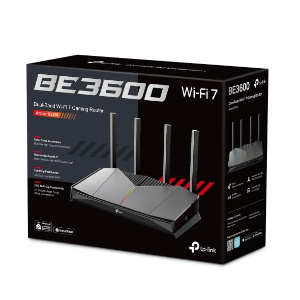 TP link Archer GE230	BE3600 Dual-Band Wi-Fi 7 Gaming Router
