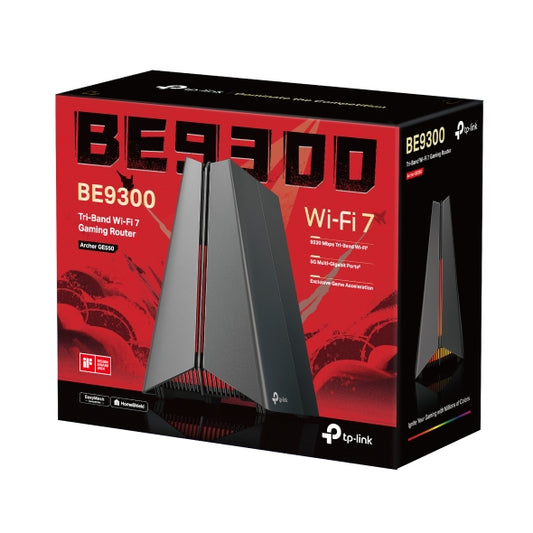 TP link Archer GE550	BE9300 Tri-Band Wi-Fi 7 Gaming Router