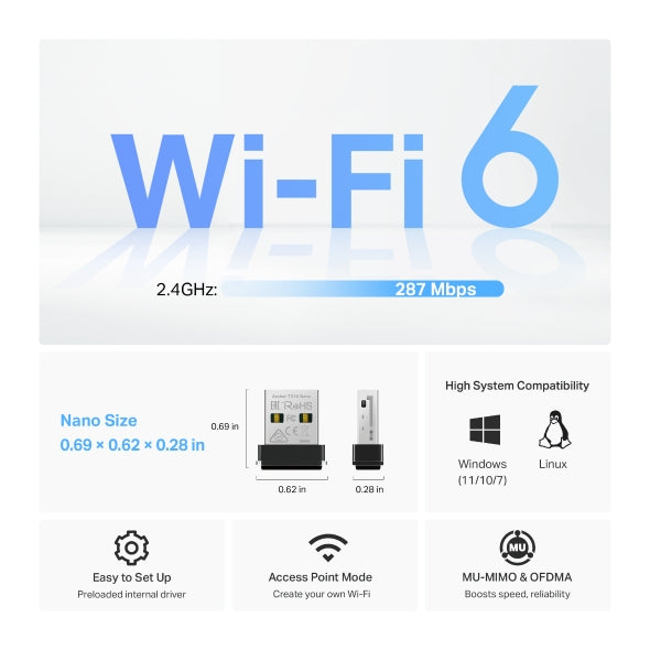 TP LINK Archer TX1U Nano